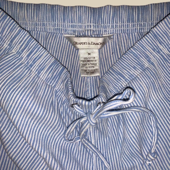 Blue and white striped pants - Picture 3 of 3